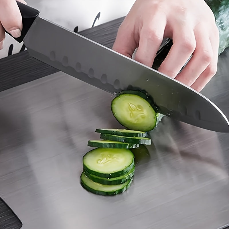 HOMESOOQ™ Premium Stainless Steel Cutting Board