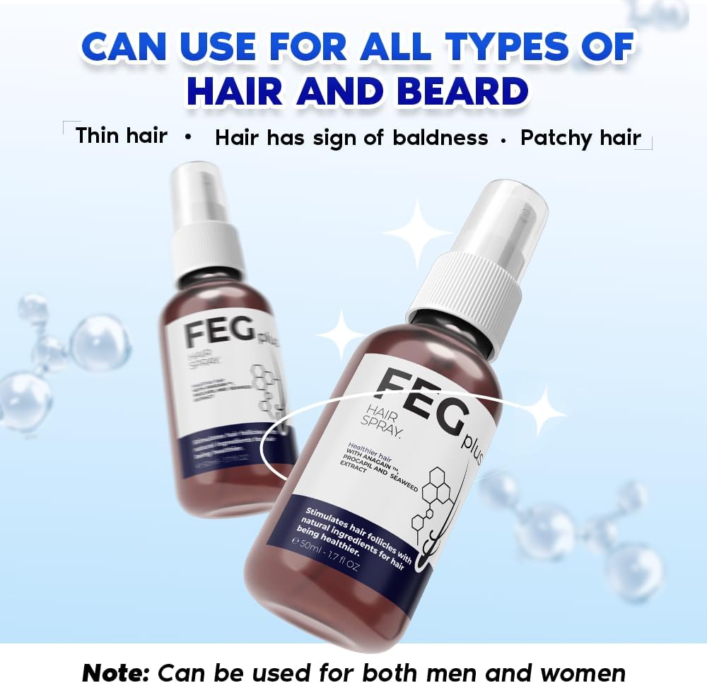 رذاذ نمو الشعر FEG Plus - نمو سريع وطبيعي 🌿💇♀️