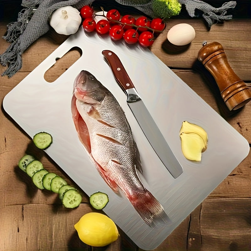 HOMESOOQ™ Premium Stainless Steel Cutting Board