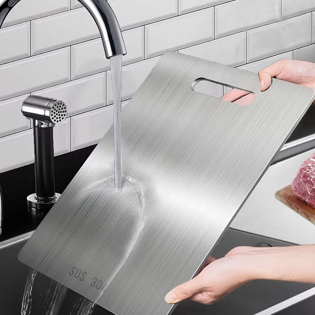 HOMESOOQ™ Premium Stainless Steel Cutting Board