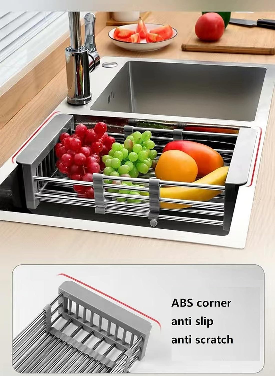 Kitchen Drain Rack - Quick-Dry Organizer