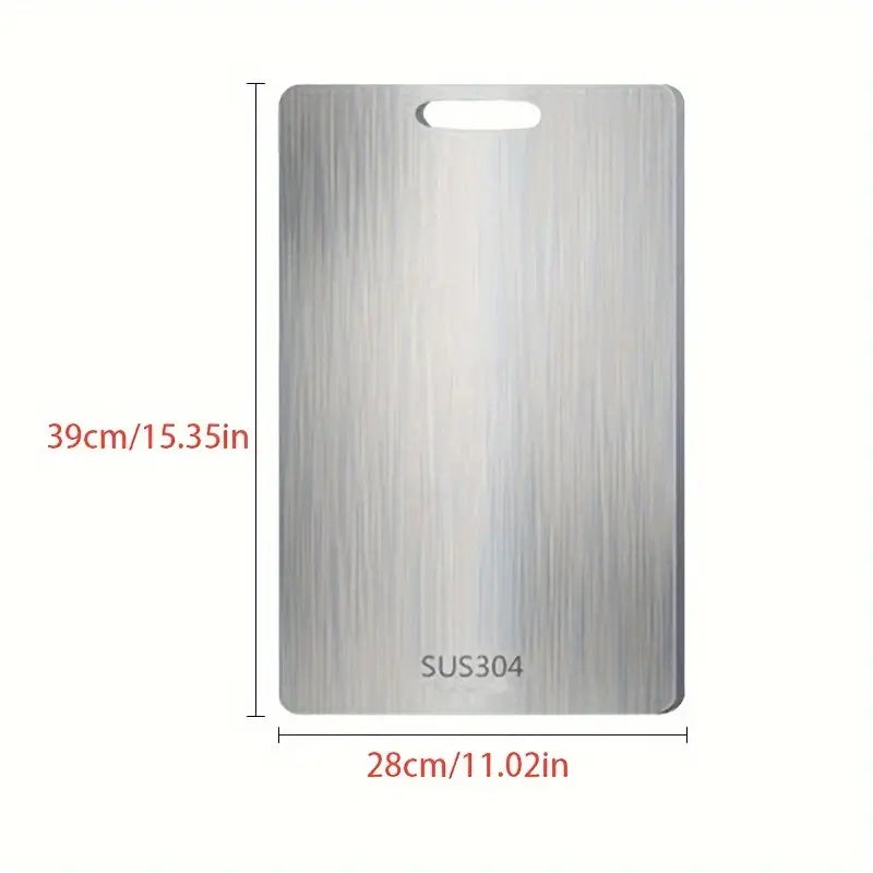 HOMESOOQ™ Premium Stainless Steel Cutting Board