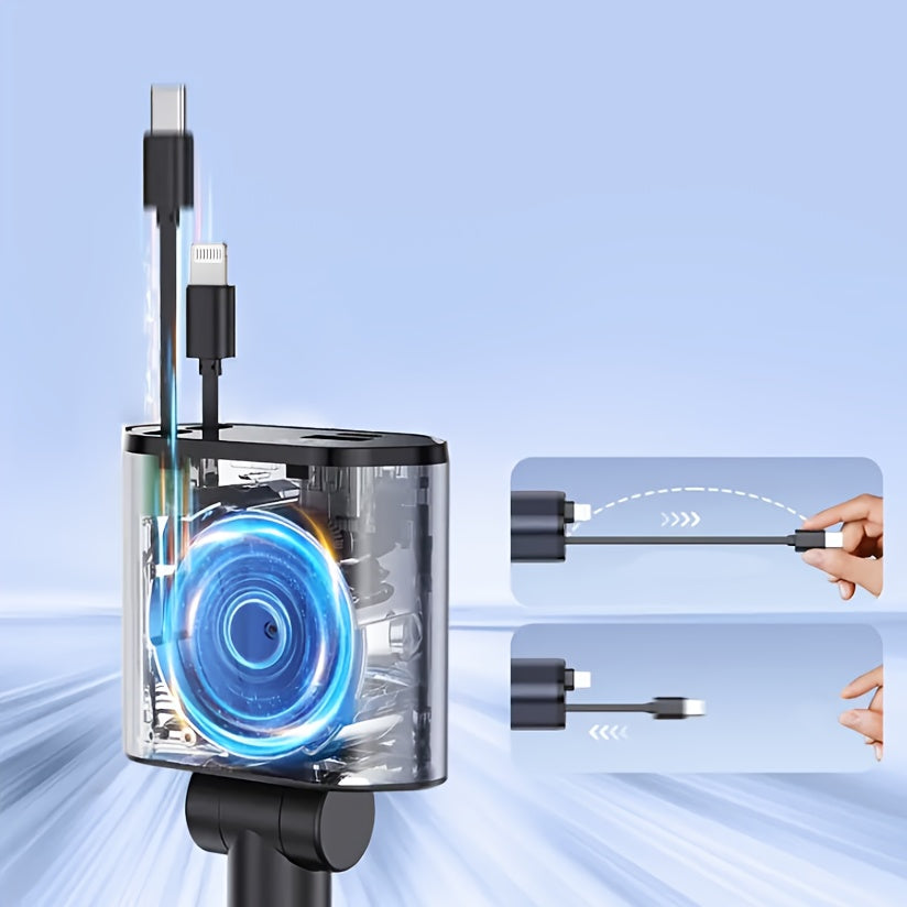 4-in-1 Retractable Car Charger