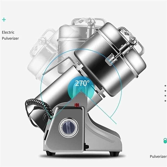 High-Speed Multifunctional Grinder – 800g Capacity, Stainless Steel