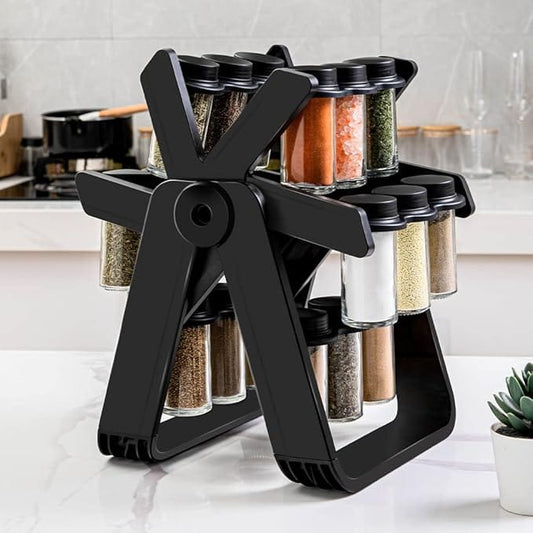 18 Jar Rotating Spice Organizer