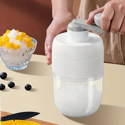 Compact Ice Shaver for Frozen Treats