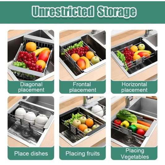 Kitchen Drain Rack - Quick-Dry Organizer