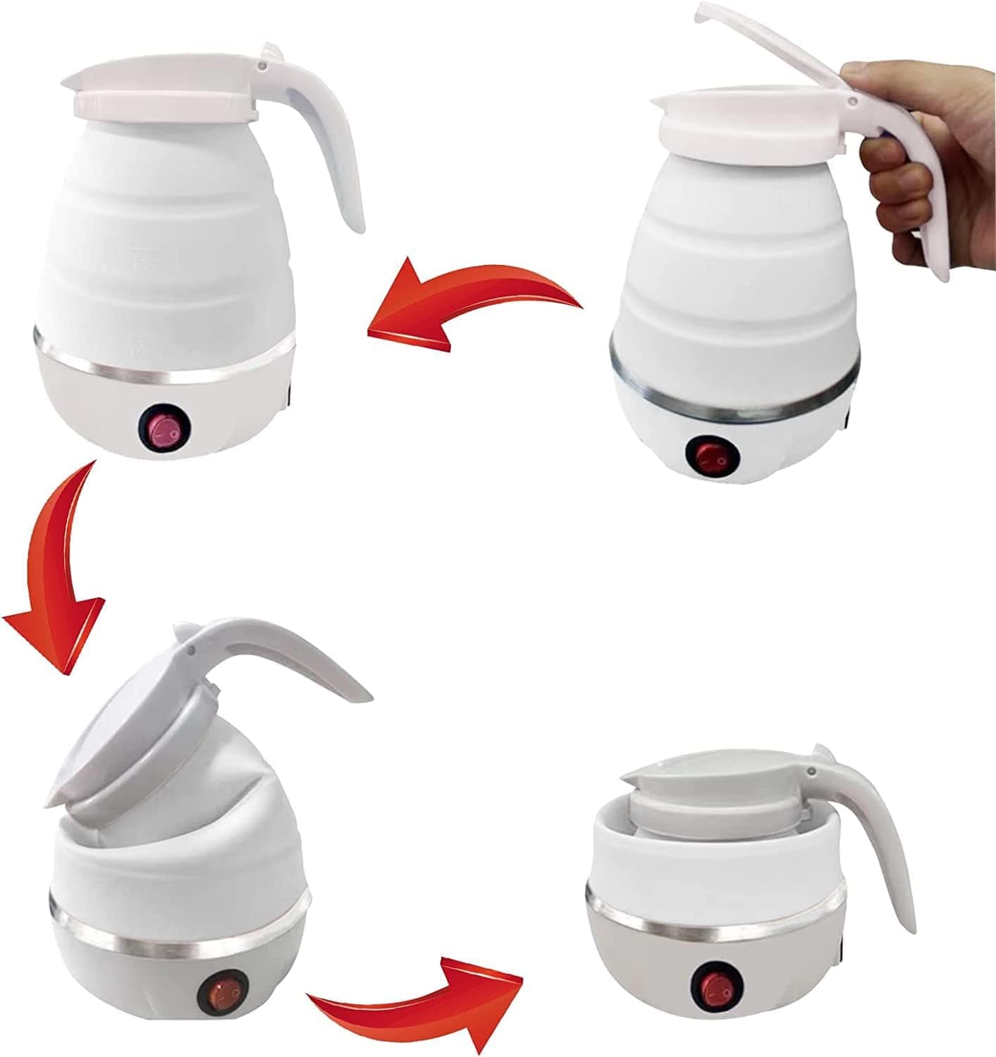Folding Electric Kettle - Compact & Portable