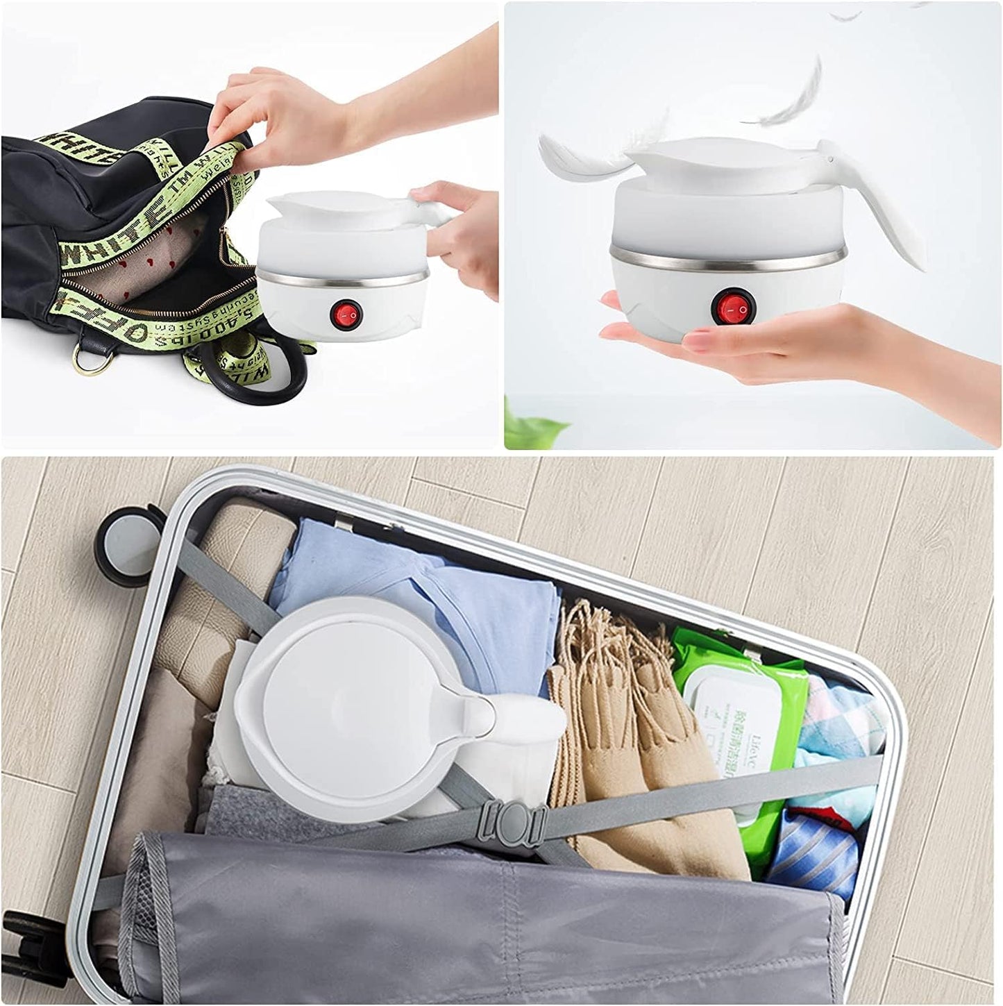 Folding Electric Kettle - Compact & Portable