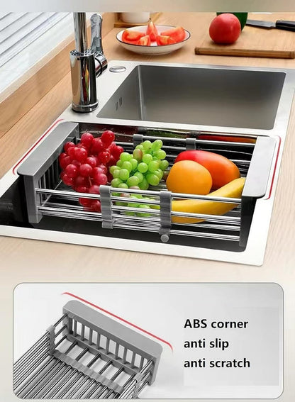 Kitchen Drain Rack - Quick-Dry Organizer