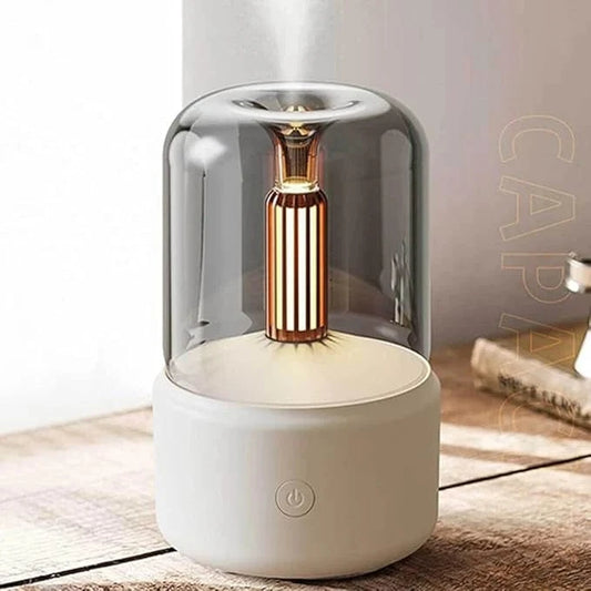 Candlelight Humidifier with Fragrance Diffuser