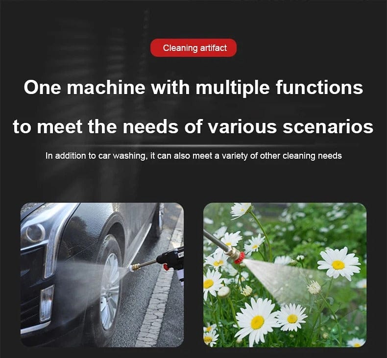 High-Powered Water Pressure Washer with 5m Hose & Filter Net