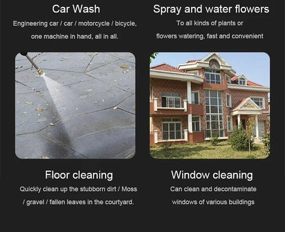 High-Powered Water Pressure Washer with 5m Hose & Filter Net