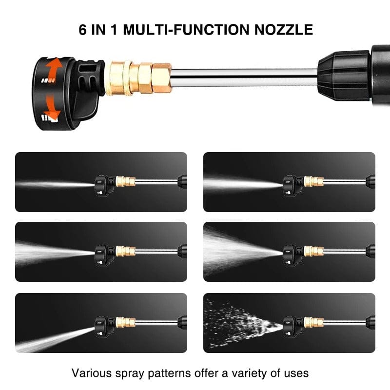 High-Powered Water Pressure Washer with 5m Hose & Filter Net