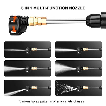High-Powered Water Pressure Washer with 5m Hose & Filter Net
