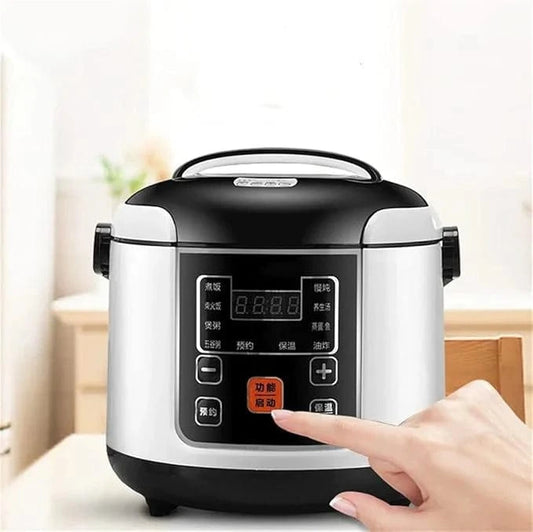 Electric Rice Cooker with 2L Capacity for Vehicle Use